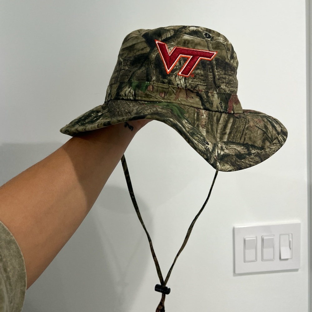 Virginia Tech VT camo bucket hat